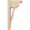 Ekena Millwork 8-in W x 12-in D x 24-in H Funston Trad Rough Cedar Woodgrain TimberThane Outlooker, Primed Tan OUTUR080X12X24FST04RCPR - alternate 4